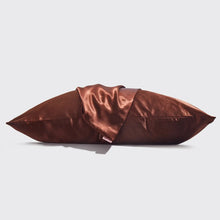 Load image into Gallery viewer, Satin Pillowcase - Chocolate
