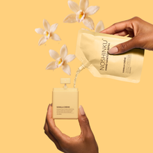 Load image into Gallery viewer, Refillable Vanilla Créme Hydrating Hand Sanitizer Spray - The Boutique by Sour Apple Beauty Bar
