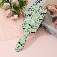 Load image into Gallery viewer, LARGE DETANGLE PADDLE HAIR BRUSH COMB | 40HC100: BOW B - The Boutique by Sour Apple Beauty Bar
