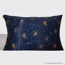Load image into Gallery viewer, Harry Potter X Kitsch Satin Pillowcase- Midnight At Hogwarts
