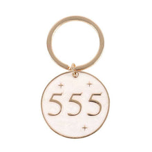 Load image into Gallery viewer, 555 Angel Number Keyring
