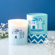 Load image into Gallery viewer, Santorini Coconut &amp; Sea Salt Scented Candle - The Boutique by Sour Apple Beauty Bar
