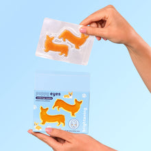 Load image into Gallery viewer, Puppy Eyes Corgi Shaped Brightening Eye Patches | 10 Pack - The Boutique by Sour Apple Beauty Bar
