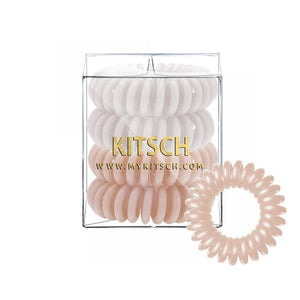 Nude Hair Coils - Pack of 4
