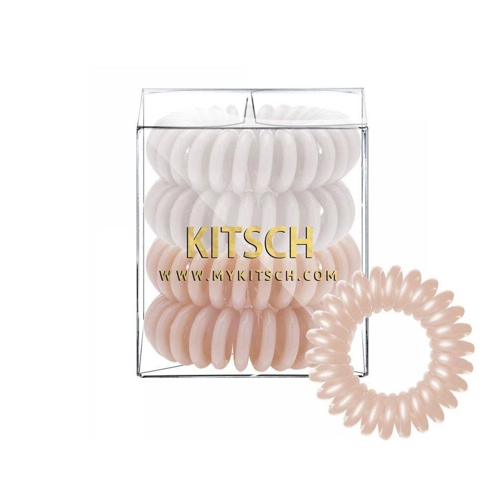 Nude Hair Coils - Pack of 4