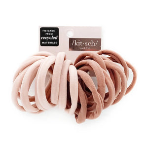 Eco-Friendly Nylon Elastics 20pc set - Blush