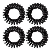 Black Hair Coils - Pack of 4