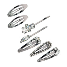 Load image into Gallery viewer, Micro Stackable Snap Clips 7pc Set - Hematite
