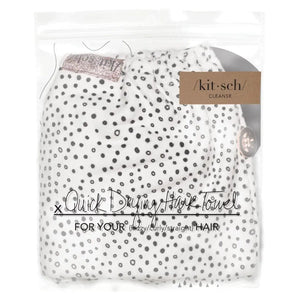 Quick Dry Hair Towel - Micro Dot