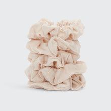 Load image into Gallery viewer, Organic Cotton Knit Scrunchies 5pc - Cream
