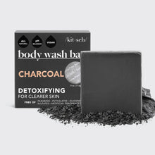 Load image into Gallery viewer, Charcoal Detoxifying Body Wash Bar
