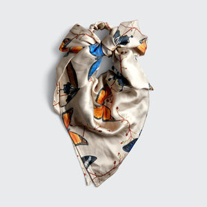 Hair Scarf - Retro Butterfly