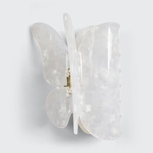 Eco-Friendly Claw Clip - White Butterfly