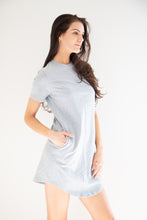 Load image into Gallery viewer, Riley Tee Dress in Grey

