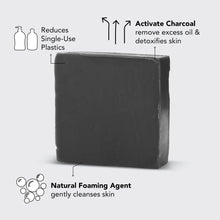 Load image into Gallery viewer, Charcoal Detoxifying Body Wash Bar

