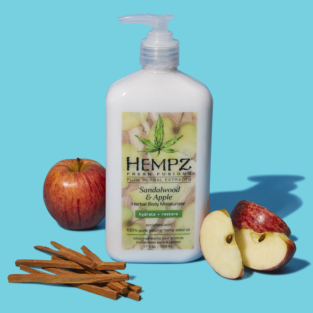 HEMPZ Fresh Fusions Sandalwood & Apple Herbal Body Moisturizer