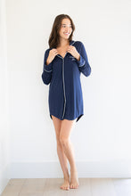 Load image into Gallery viewer, Classic Sleep Shirt in Navy
