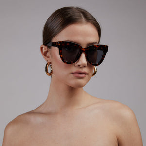 HAYLEY | Shady Lady Sunglasses - Tortoise - The Boutique by Sour Apple Beauty Bar
