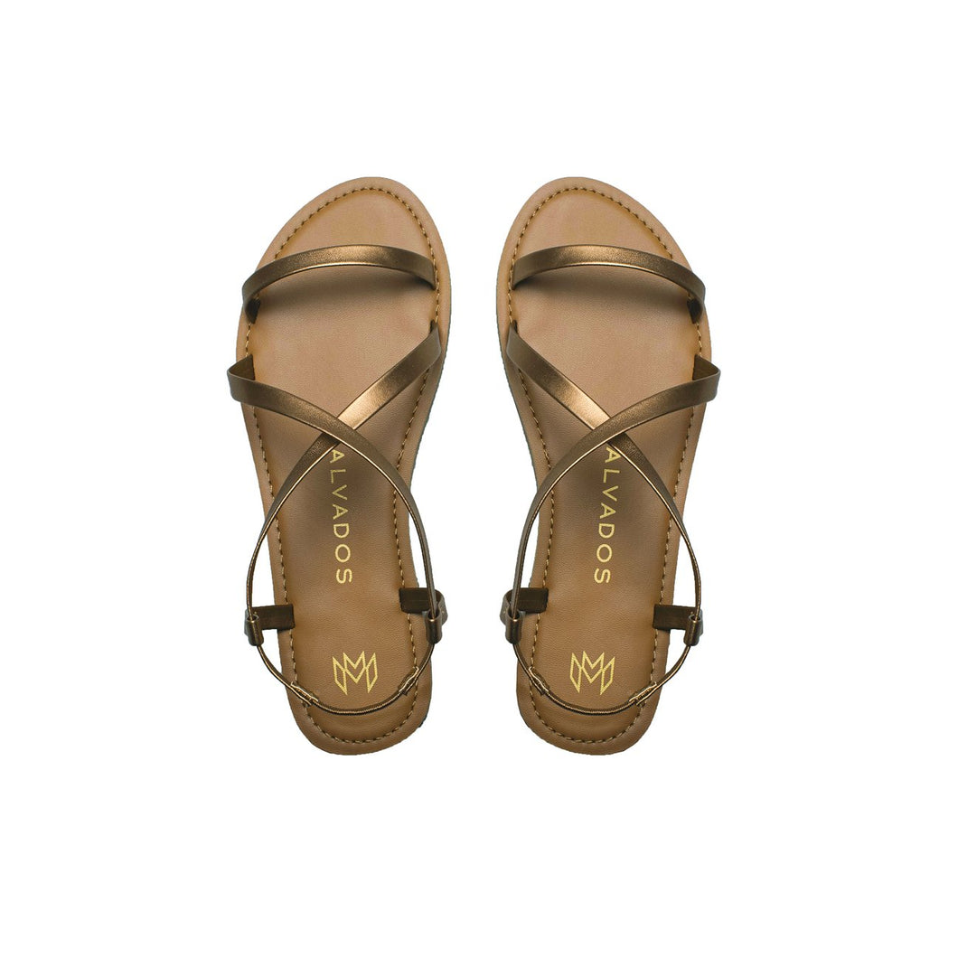 ALANIS COPPER- Malvados Sandals