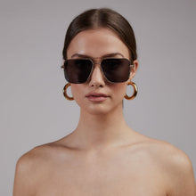 Load image into Gallery viewer, BLAKE | Shady Lady Sunglasses - Gold/Black
